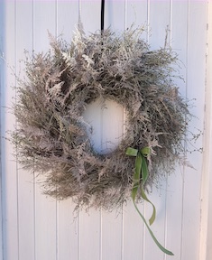 Festive Thyme & Fern Door Wreath
